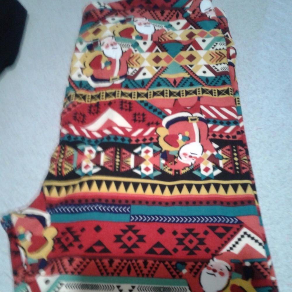 Lularoe Christmas leggings sz TC